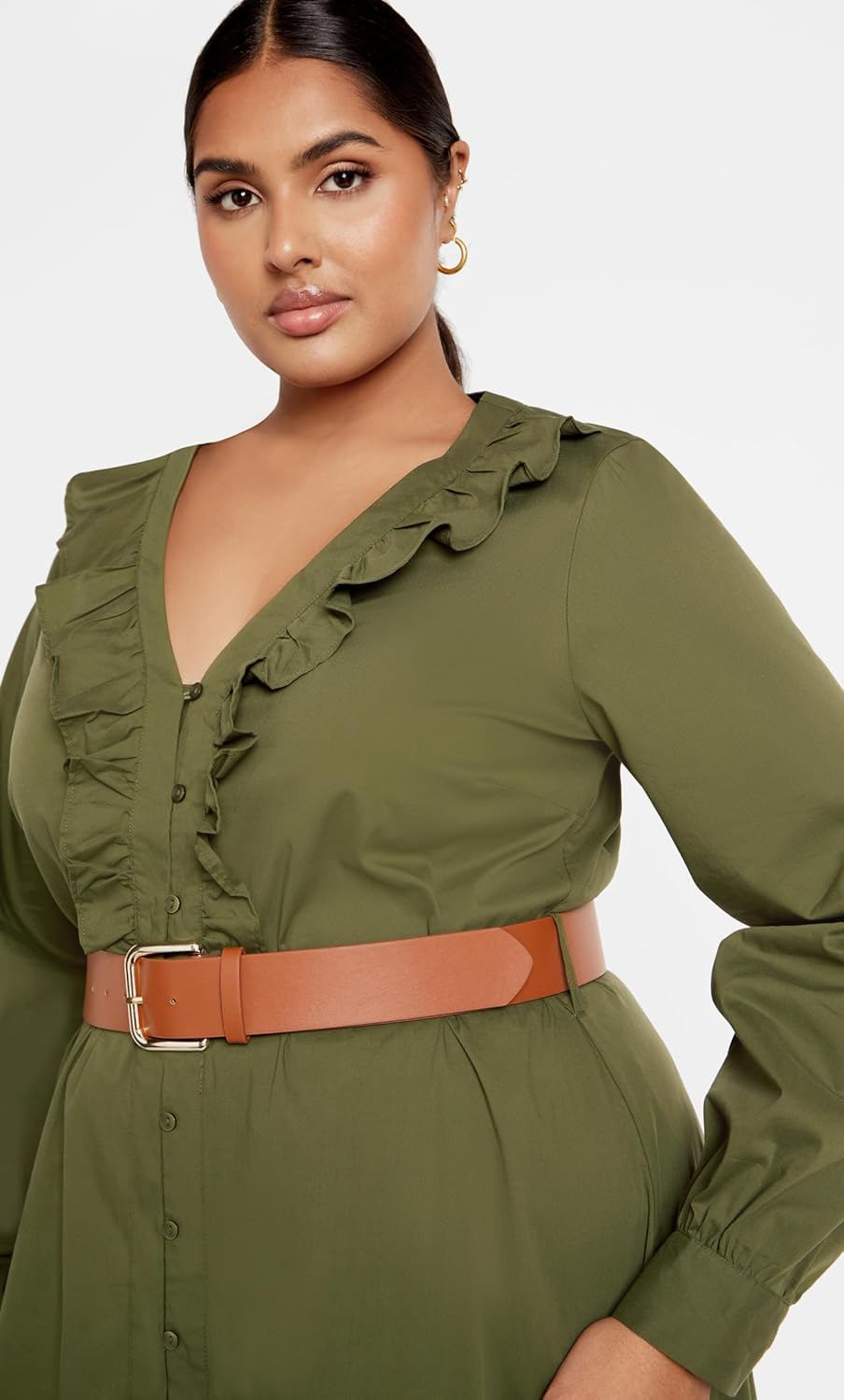 City Chic Women's Plus Size Dress - Zoe Belted - Image 3