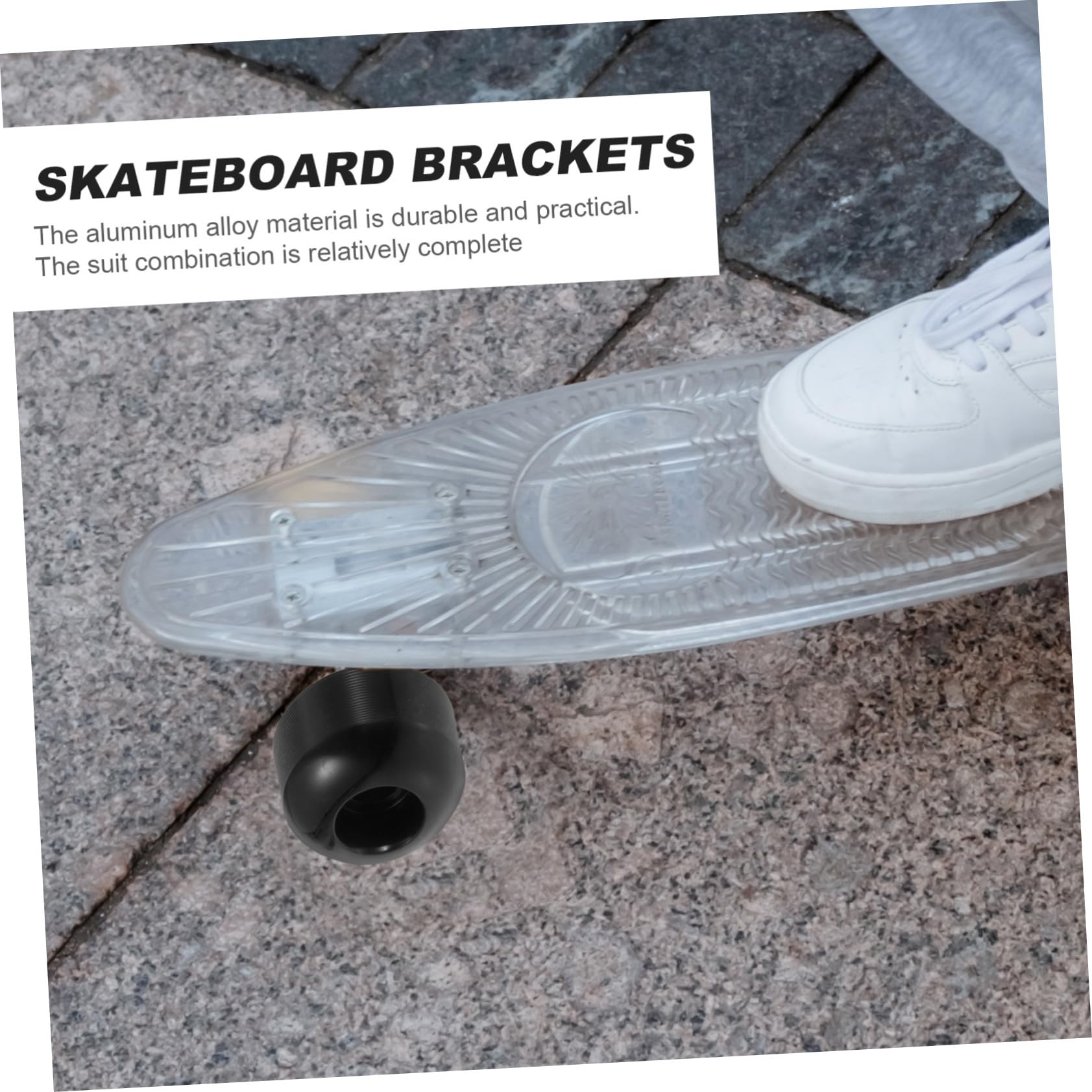 Kit de Trucks de Skateboard Double Kick Abec en Alliage d'Aluminium