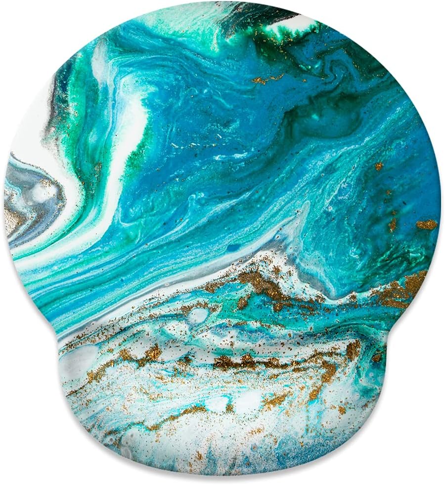 Alfombrilla de mouse con soporte para reposamuñecas, bonita alfombrilla de mouse con base de goma antideslizante hecha a medida para juegos,