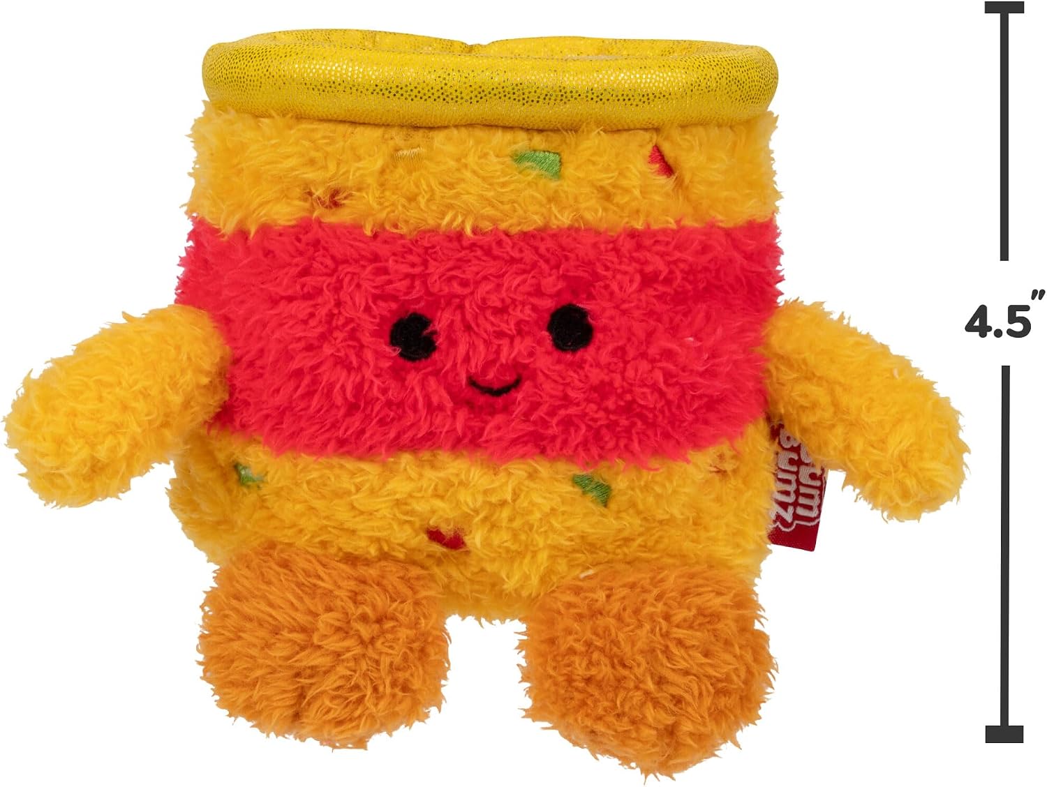 BumBumz 4.5-inch FundayBumz Plush 5-Pack - Tortilla Chip, Jar of Nacho Cheese, Pig in A Blanket, Fan Finger, and Football - from The Makers of Original Squishmallows