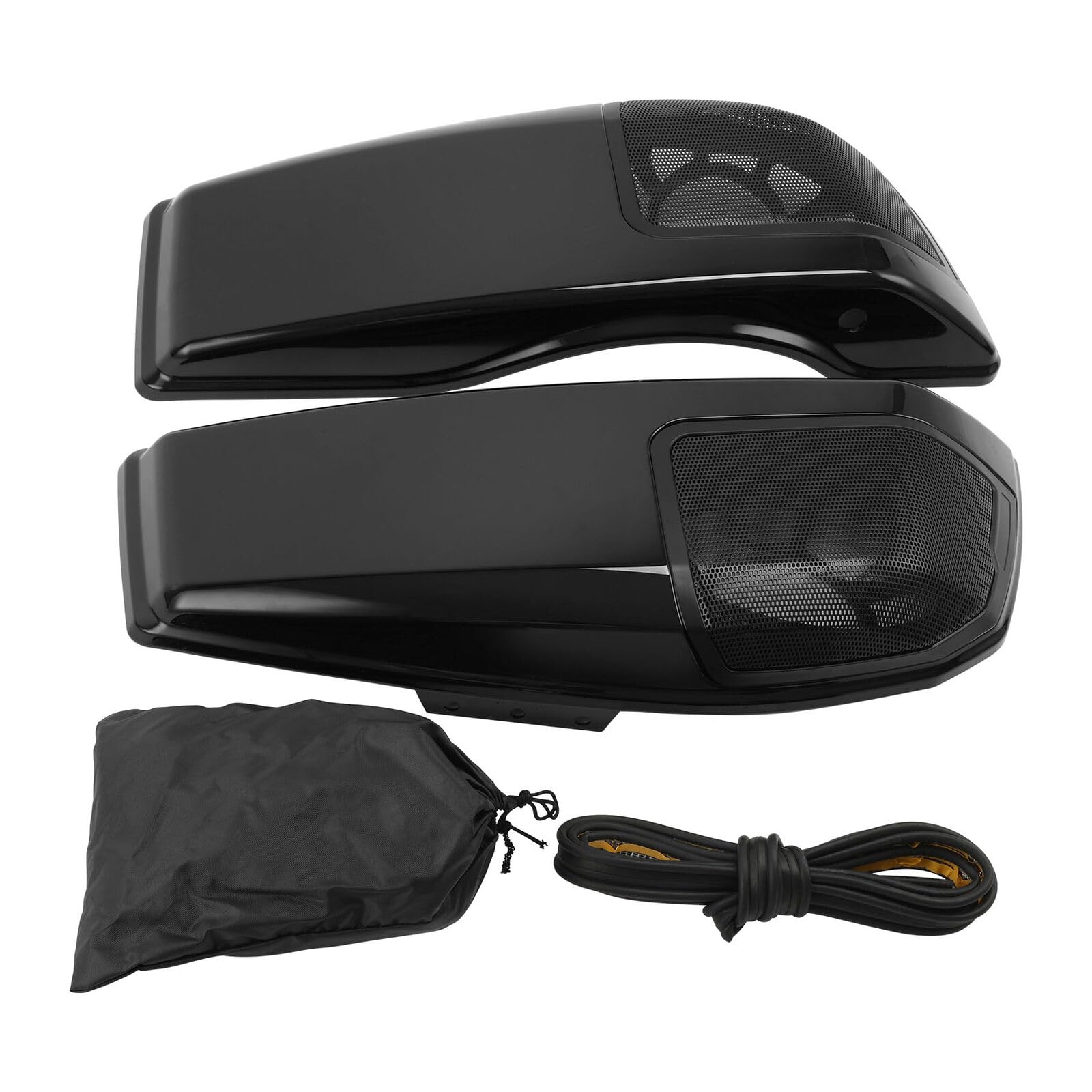 【新品未使用❗️】レザースモールリングバッグ 2026NEW Amazon.com: TCMT Saddlebag 6x9'' Speaker Lids Fit For Harley