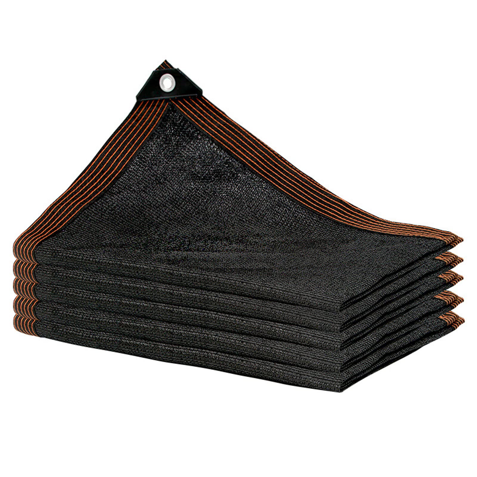 XIANxianBlack Shade Fabric Sun Shade Cloth 12x12m, Durable Mesh Tarp with Grommets, 70%-90% Resistant Garden Sun Shade Netting, Shading Antifreezing for Pergola Cover Canopy, Greenhouse