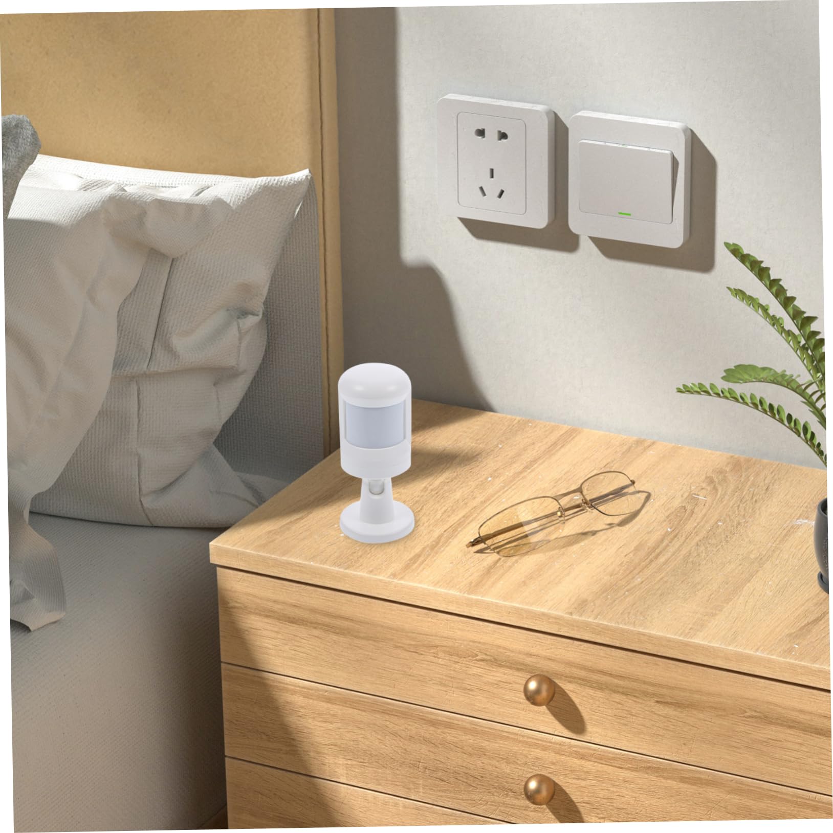 Homoyoyo 2stücke Zigbee Bewegungsmelder Mit Breitem Erfassungswinkel Infrarot-körpersensor App-benachrichtigungen Für Ihr Zuhause Energiesparend Und Präzise Erkennung Weiß
