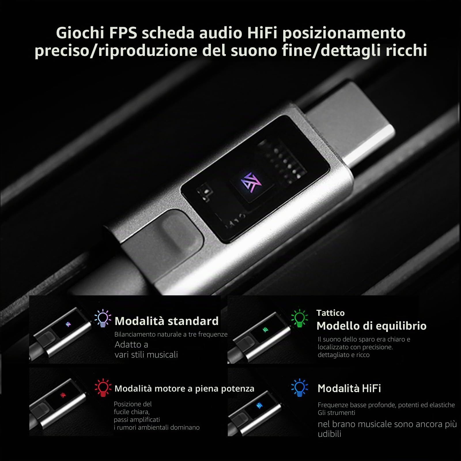 KZ Duonic Cuffie In Ear Gaming, In Ear Monitor con Triplo Driver Magnetico Planare e Doppio Driver Dinamico Superlineare, Auricolari HiFi IEM per gamer, audiofili