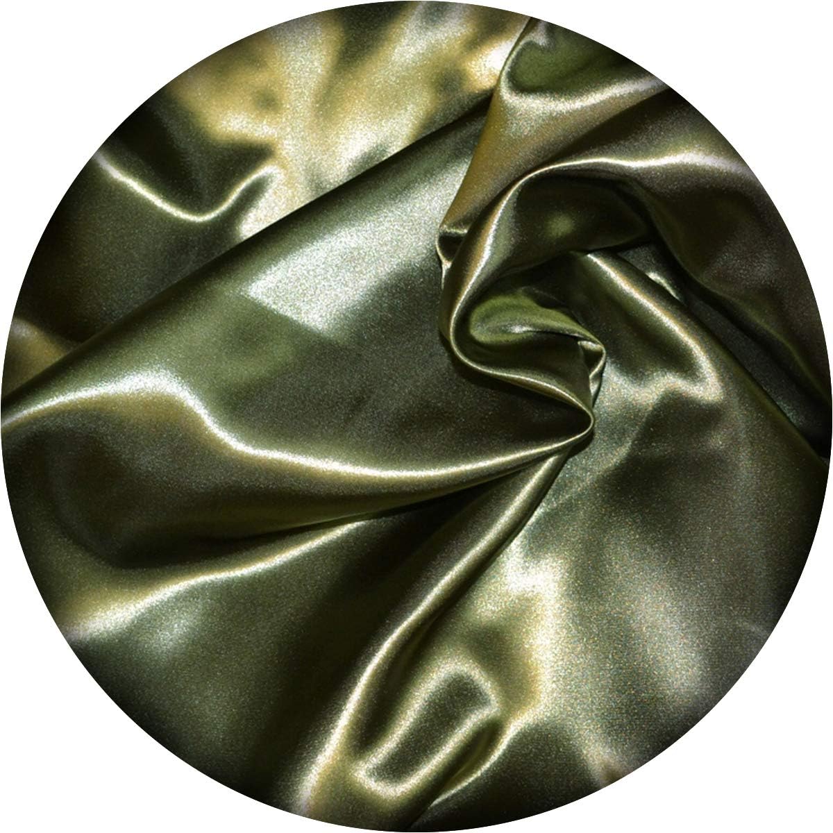 Satin Fabric | Medium Weight - Fashion Crafts | 60”-Inch-Wide- 10 Yards by Roll | Durable for Wedding Dress Gowns, Costumes, Table Sheet and Decorations