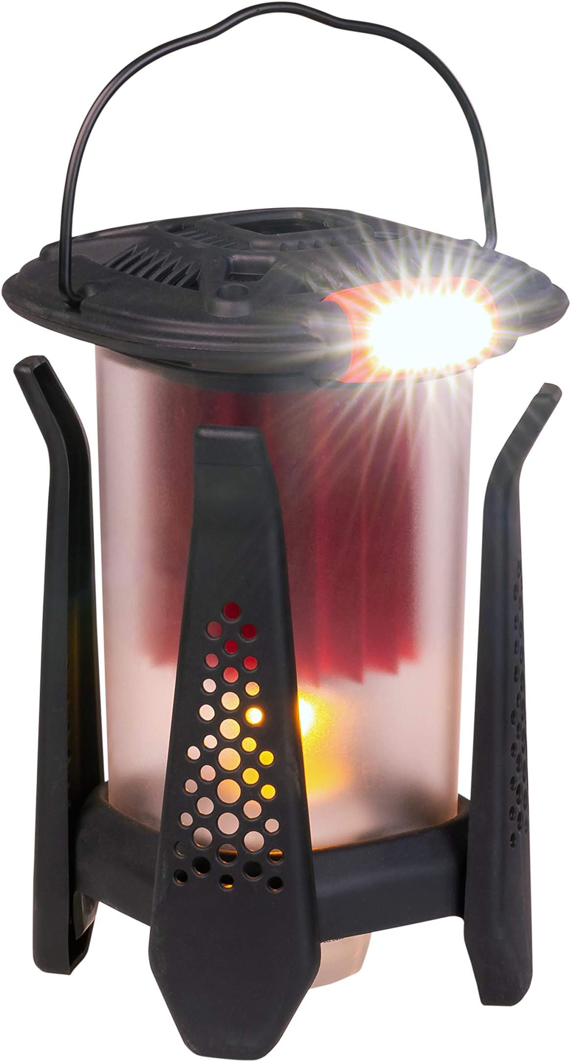 Luminiser Thermoelectric Oil Lantern; Converts Heat into Electricity to Power Bright LED Lights. For Camping, Power Outages, Reading and Hiking