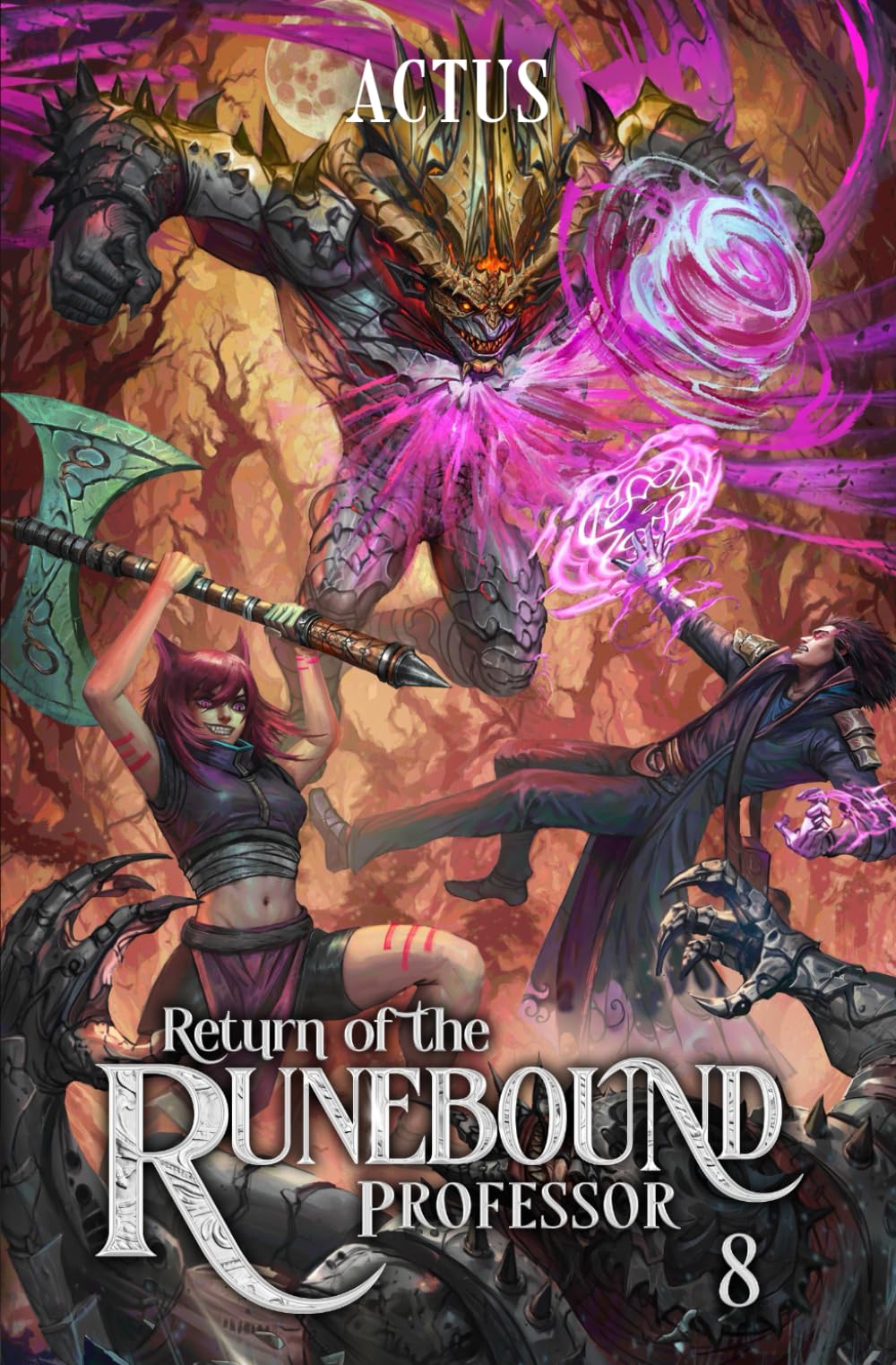 Return of the Runebound Professor 8: A Progression Fantasy Epic