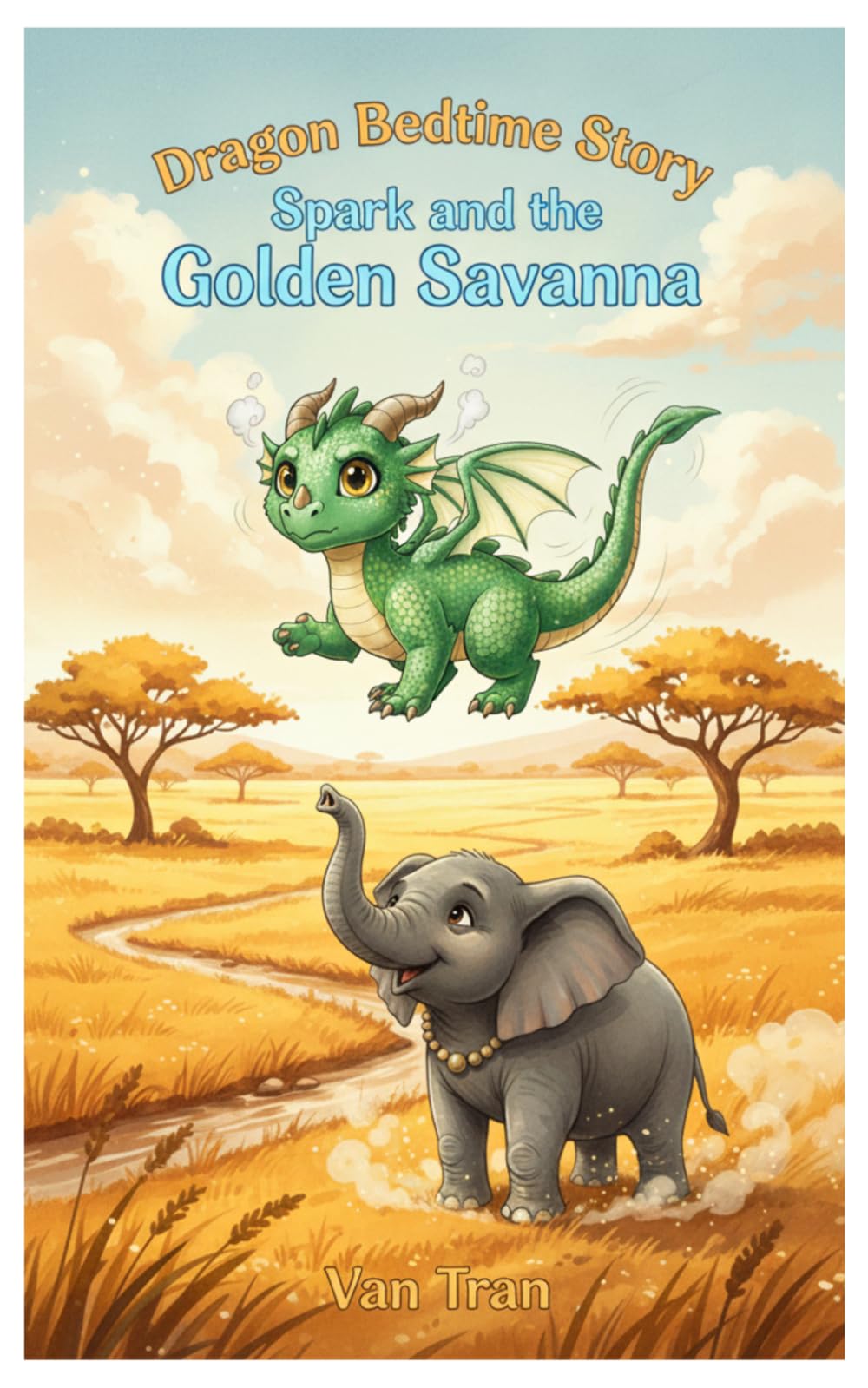 Spark and the Golden Savanna (Dragon Bedtime Story)