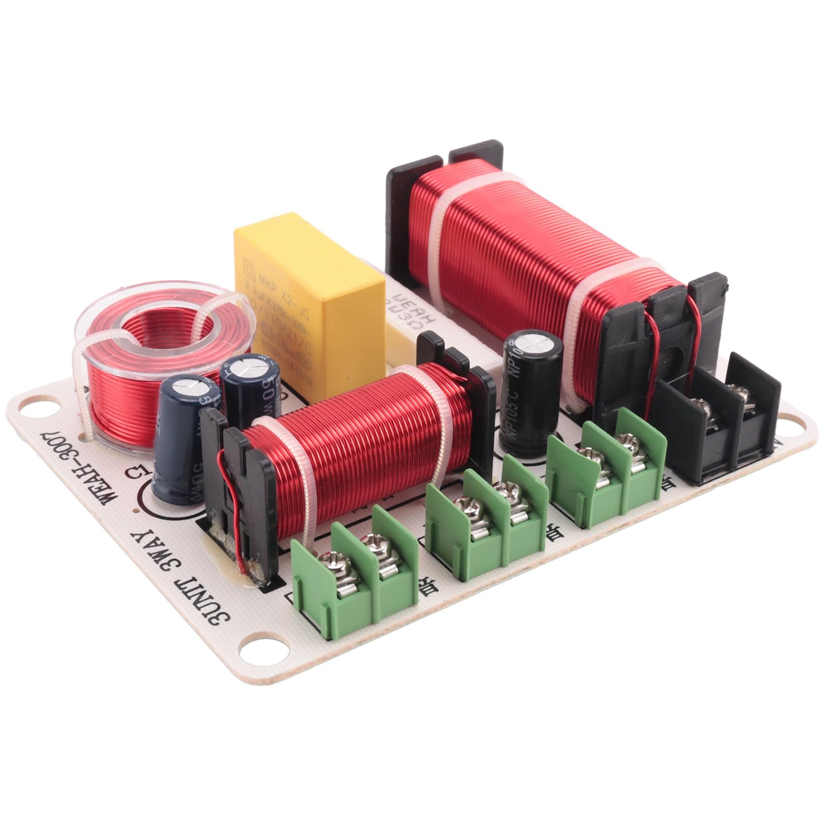 Diviseur de Fréquence Haut-Parleur 3 Voies 300W Filtre Croisé HiFi