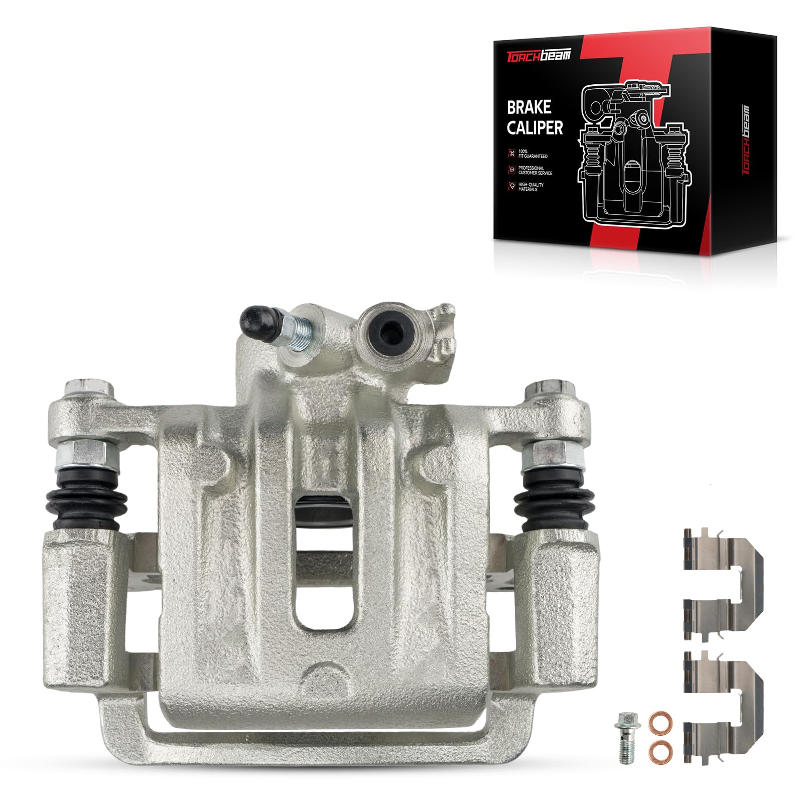 Torchbeam Rear Right Passenger Side Brake Caliper For Chevrolet GMC Saturn Pontiac for 2007-2017 Equinox, 2010-2017 Terrain, 2012-2015 Captiva Sport, Vue, Torrent, Disc Brake Caliper # 18B5041