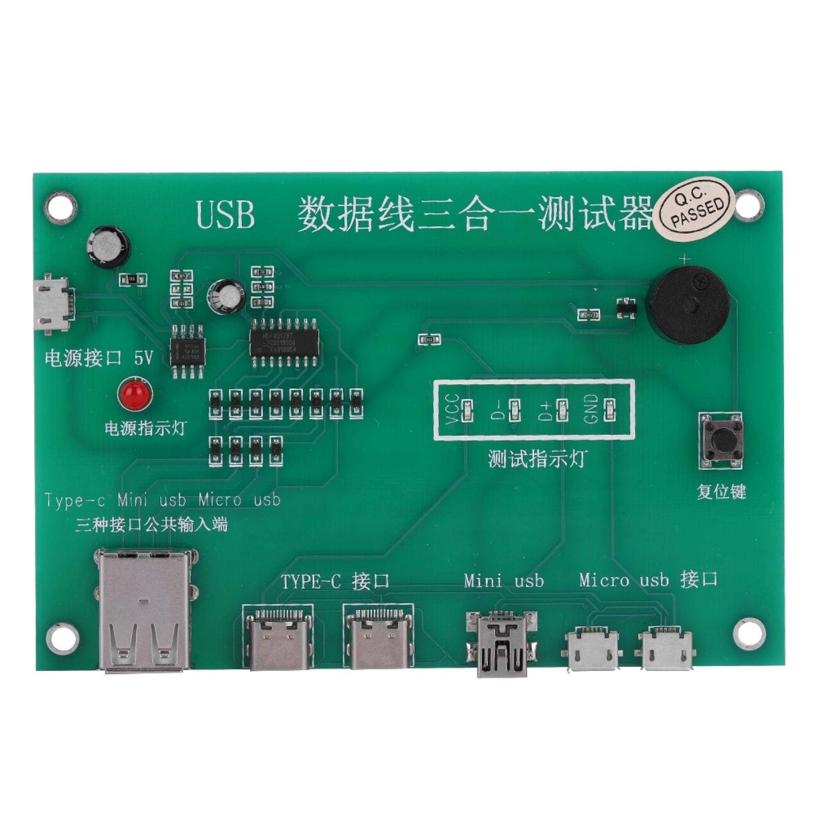 Buy Cable Test Card, Typec Mini Usb, and Microusb 3in1 Data Wire