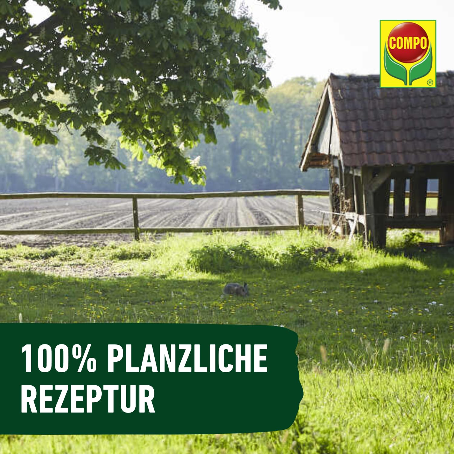 Compo Mücken‑frei, 15 ml – Physikalische Barriere gegen Mücken‑ und Tigermückenlarven, für Regentonnen & Teiche, bis zu 4 Wochen Schutz gegen Mückenlarven & 100 % pflanzlich