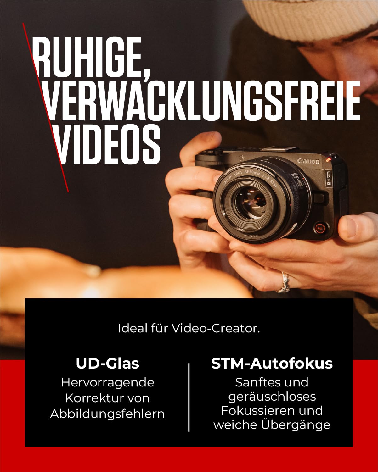 Canon Objektiv RF-S 14-30mm F4-6.3 is STM PZ – Ultraweitwinkel-Zoomobjektiv mit 5-Stufen-Bildstabilisator & Power-Zoom für Vlogging & Content Creator | Kompatibel mit dem Canon EOS R System