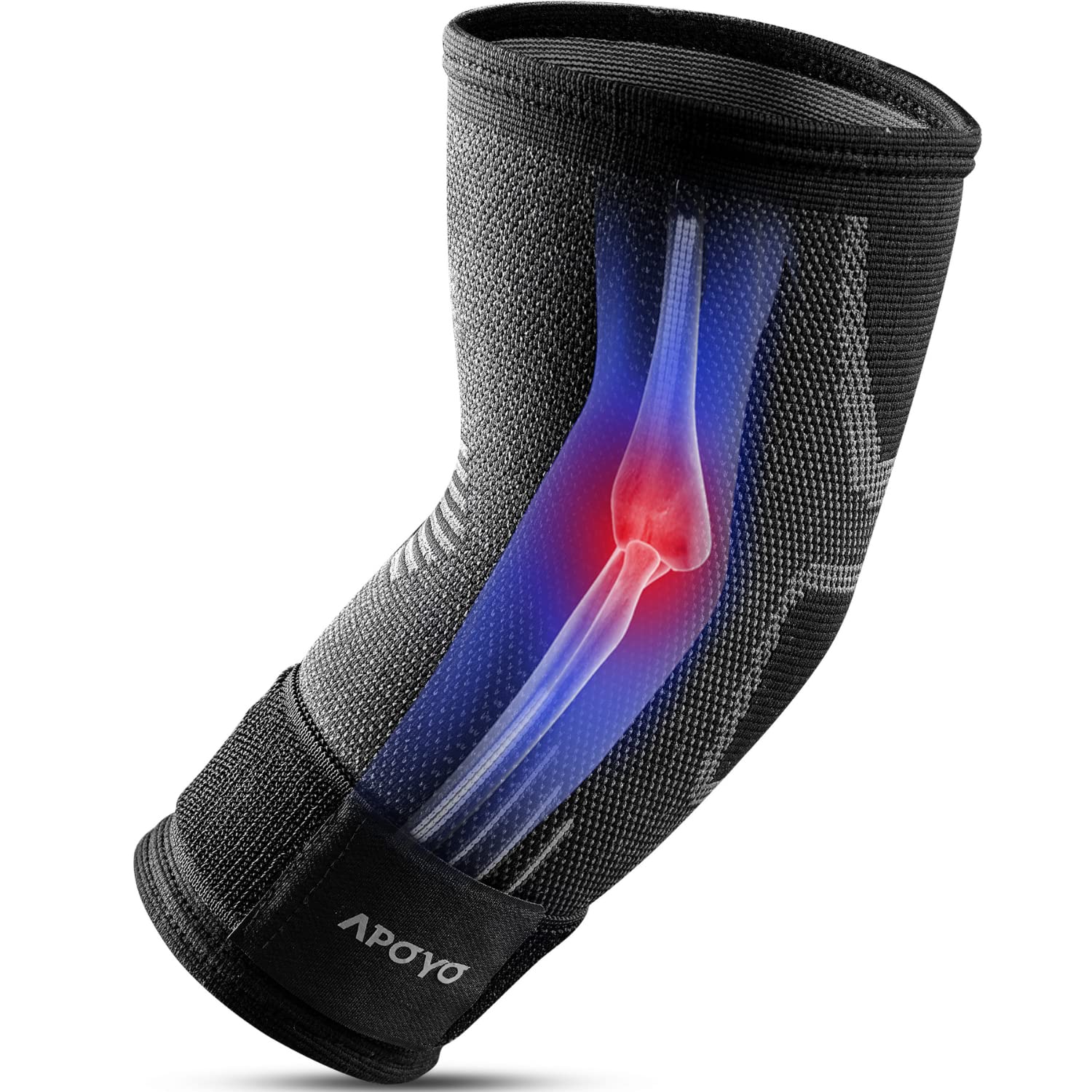 APOYO Elbow Brace for Tendonitis and Tennis Elbow, Elbow Compression