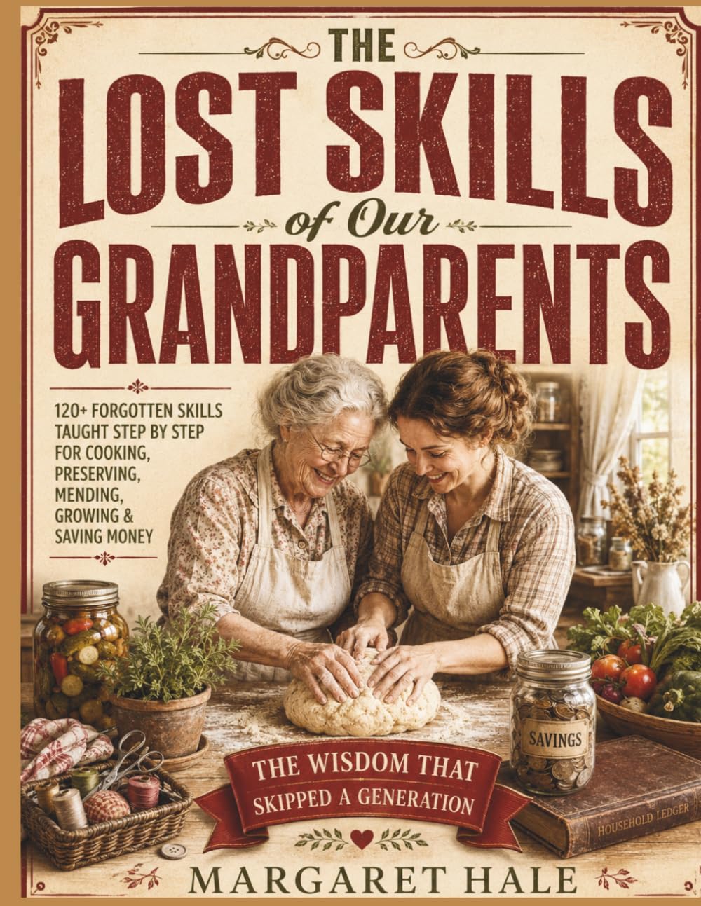 The Lost Skills of Our Grandparents: 120+ Forgotten Skills Taught Step by Step for Cooking, Preserving, Mending, Growing & Saving Money | The Wisdom That Skipped a Generation