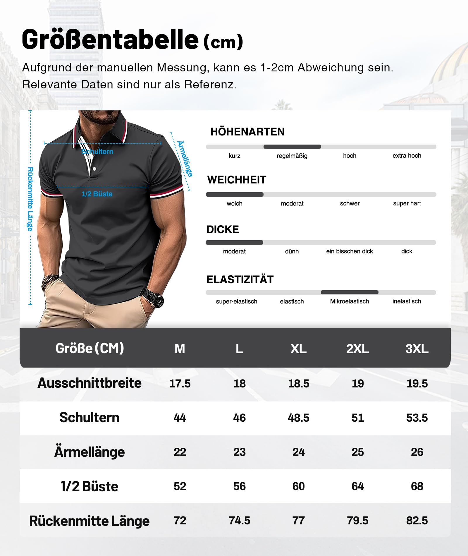 SwissWell 5 Pezzi Polo Uomo Manica Corta Asciugatura Rapida Traspirante Polo Golf Estiva Casual T-Shirt per Uomo