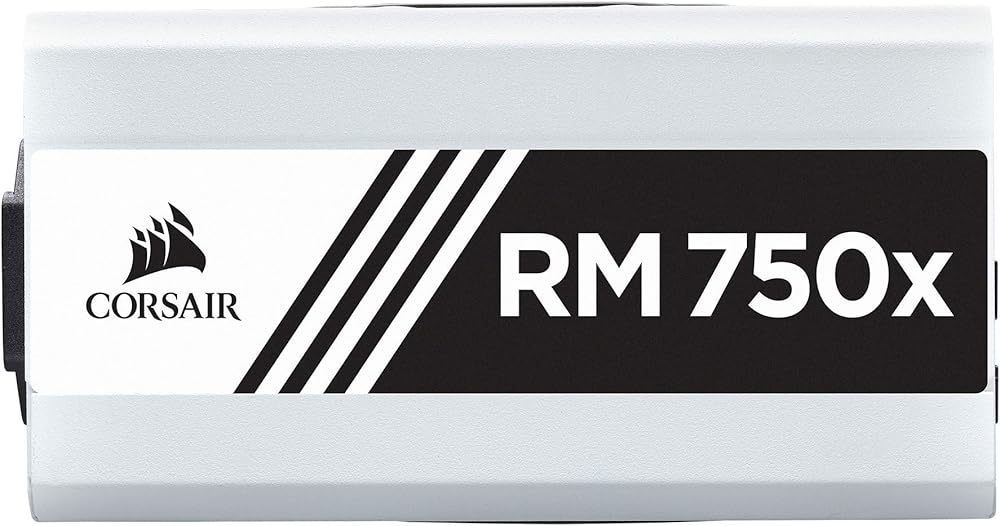 Corsair RM750X White Series, 80+ Gold Certified 750W Fully Modular Power Supply thumbnail 3