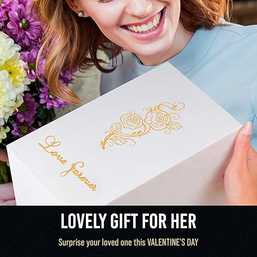 Miniatura 6 de Regalo para el día de San Valentín para ella rosa galaxia de cristal regalos de rosas para mujeres globo de rosa encantada flor de rosa de cristal