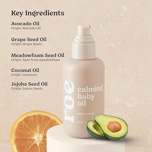 Miniatura 5 de Roe Wellness Aceite para el cabello, el cuero cabelludo y el cuerpo sin perfume Masajear, calmar e hidrata la piel irritada Hidratante natural no