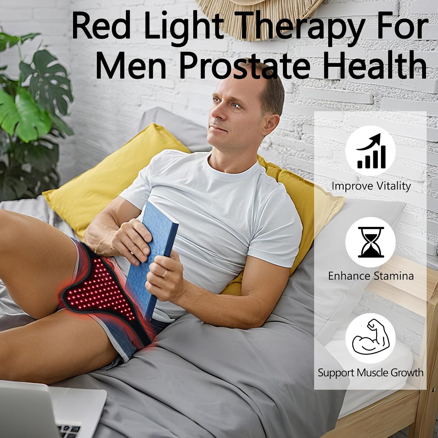 Red Light Therapy for Male Wellness Home Use