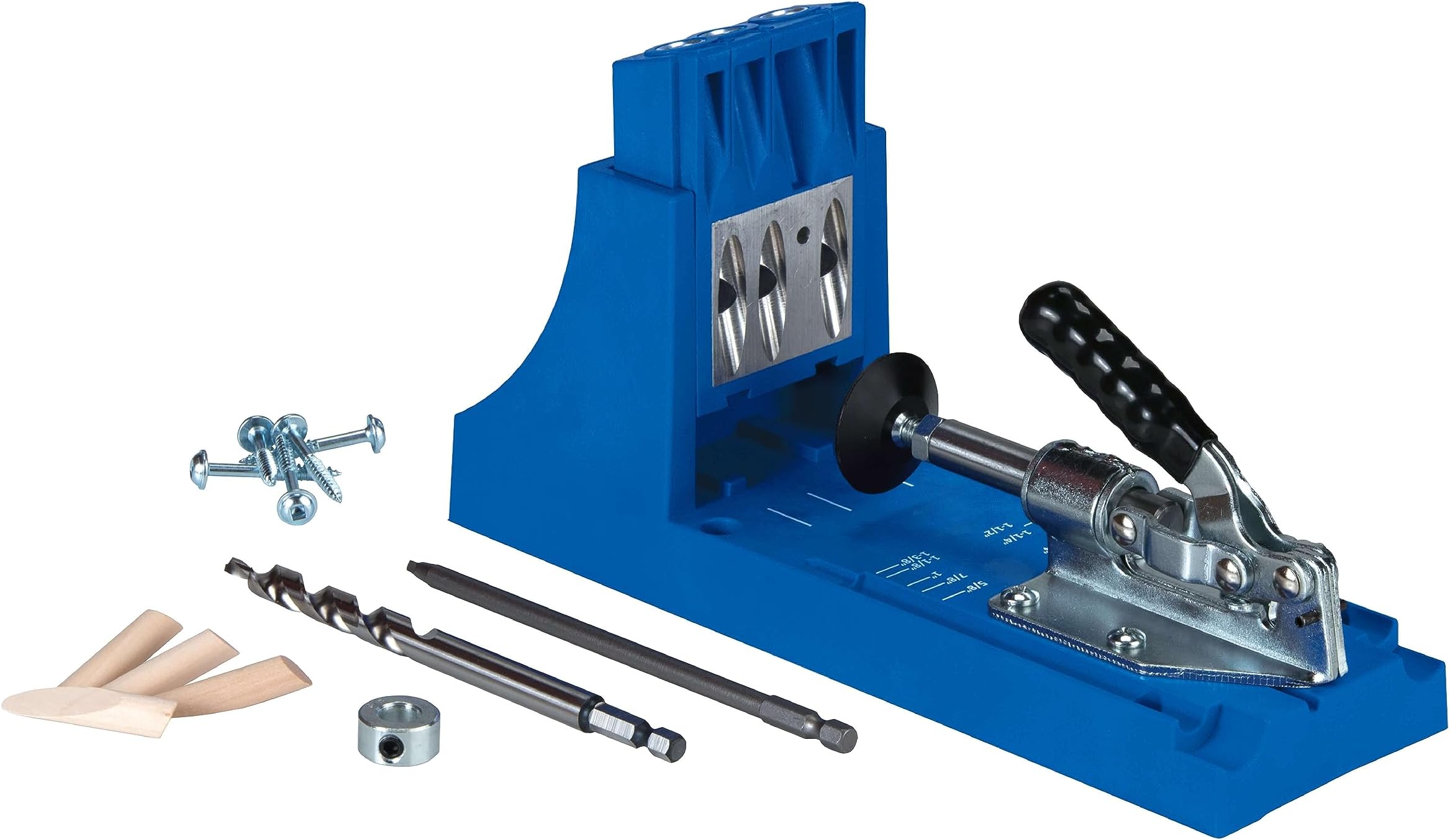 Kreg K4 Pocket Hole Jig Adjustable, Versatile Jig for Strong Joints Create Perfect, Rock