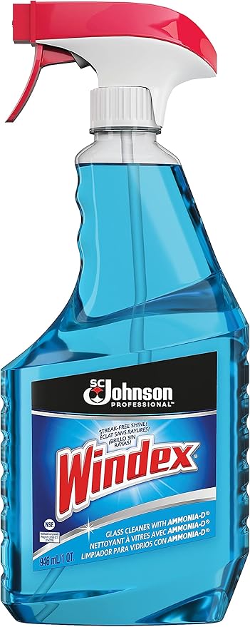 SC Johnson Windex Windex Glass Cleaner, 32 oz, Blue, Pack of 1