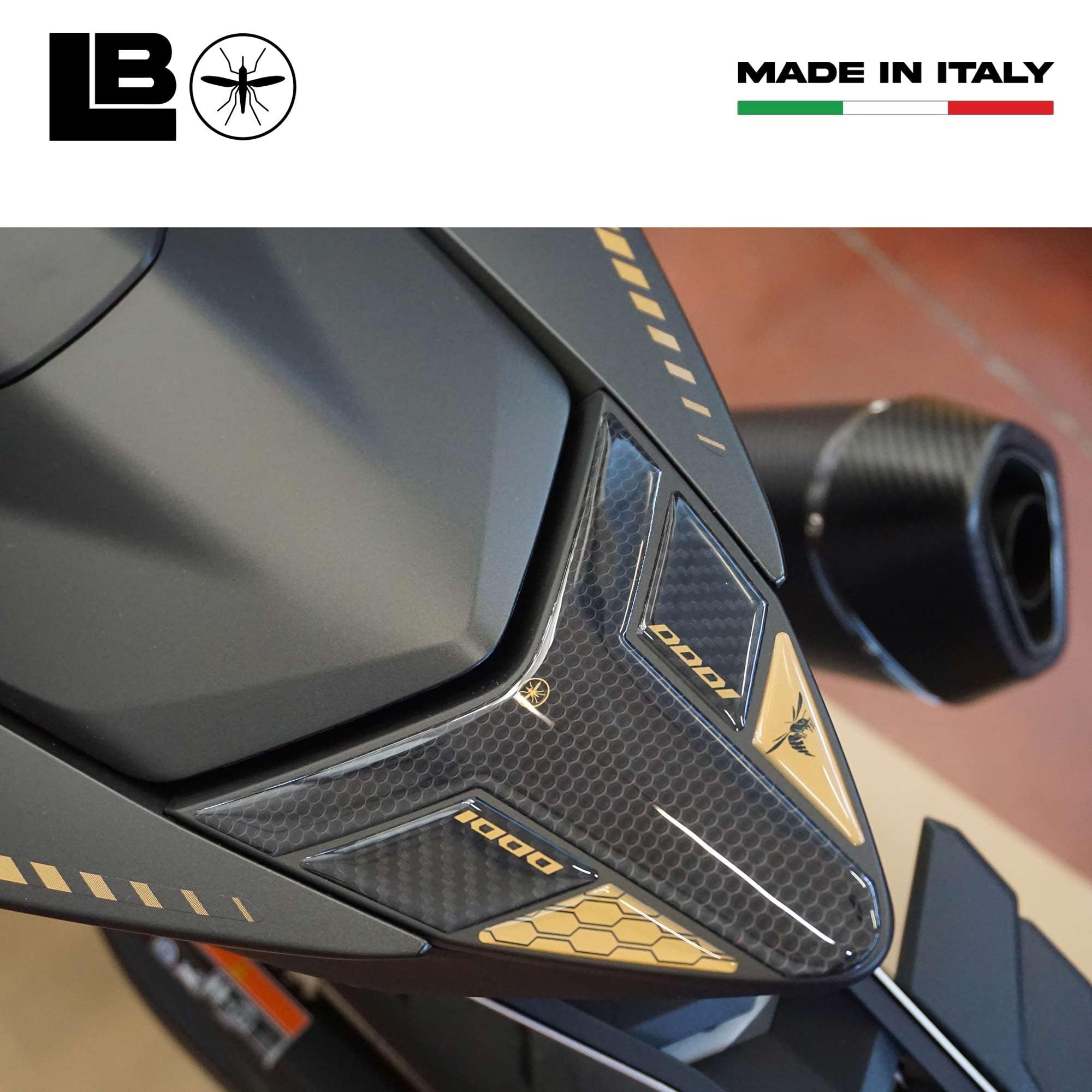 LABELBIKE 3D Heckaufkleber kompatibel mit Honda