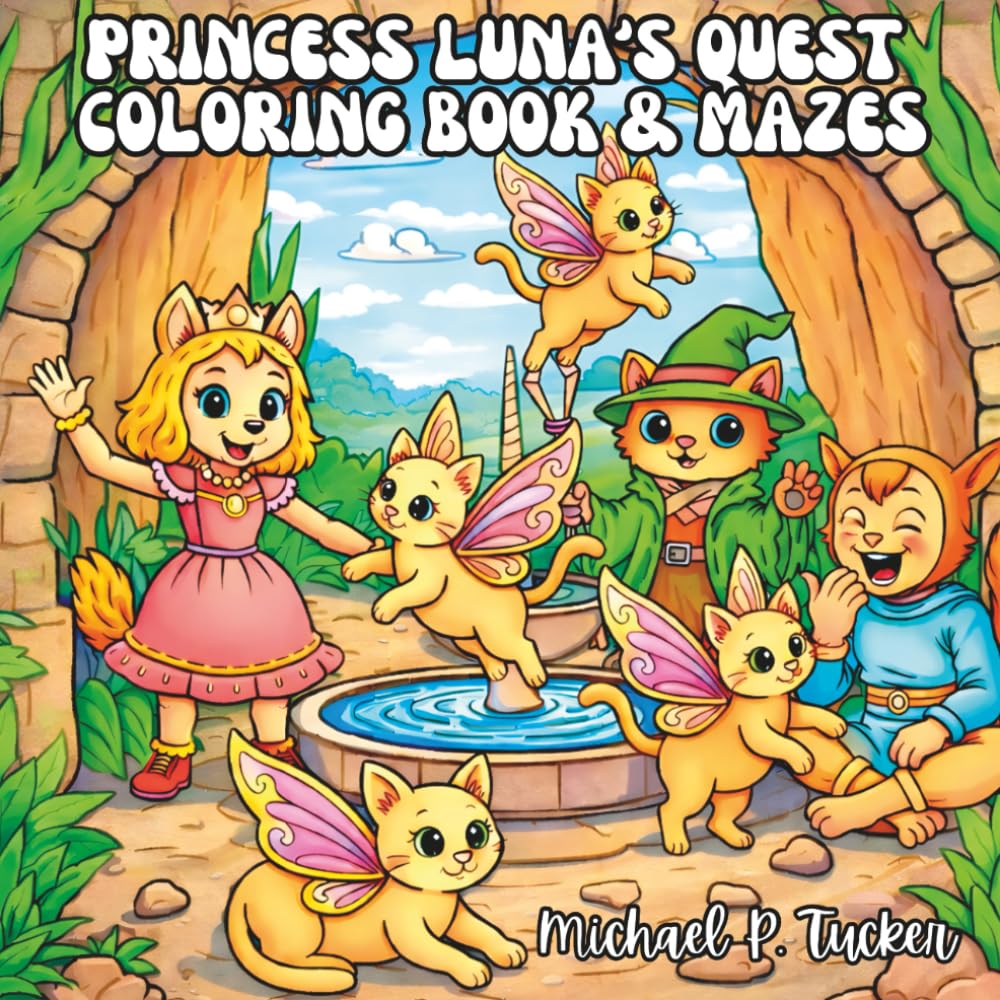 Princess Luna’s Quest: Coloring Book & Mazes