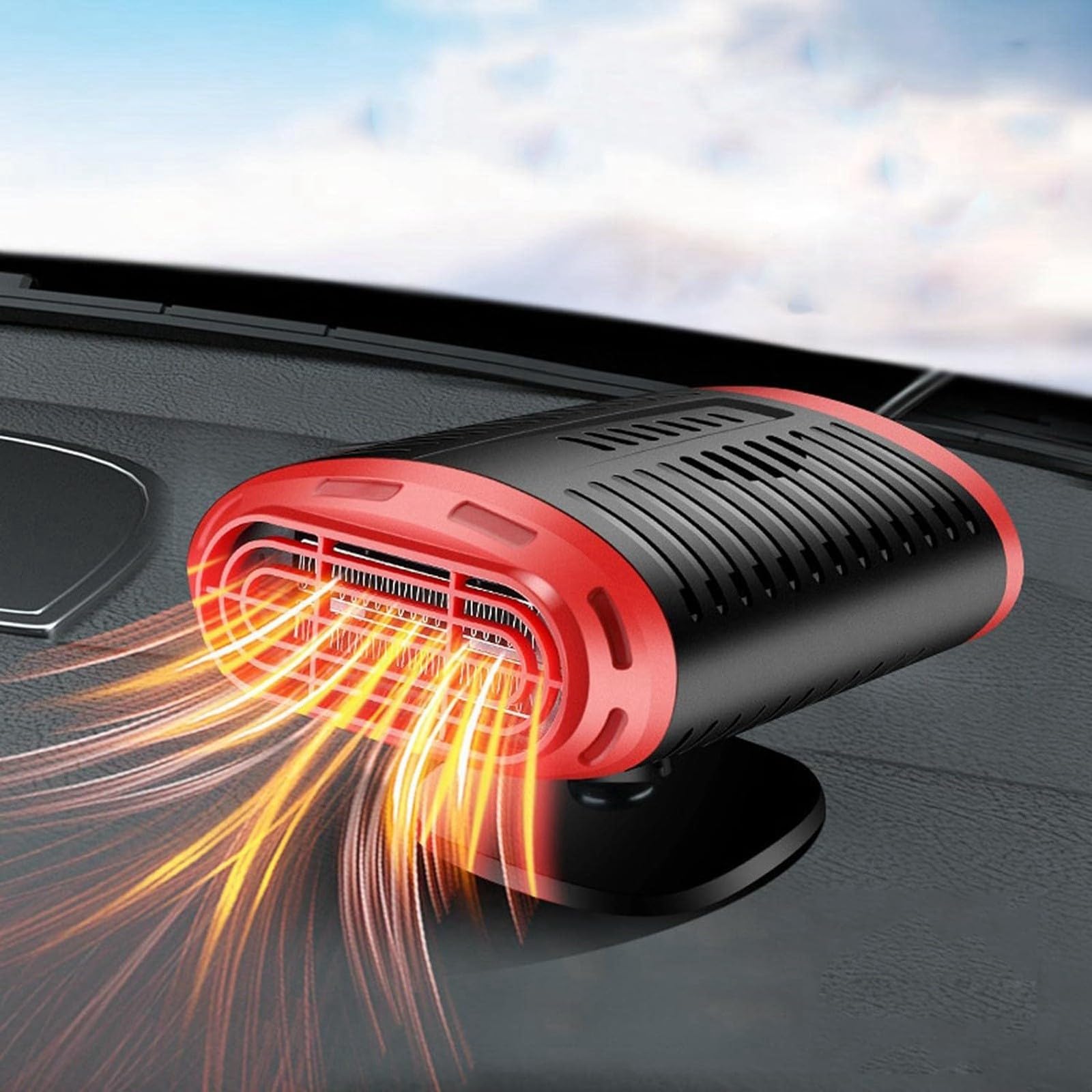 Snapklik.com : 12V Car Heater - 2 In 1 Portable Windshield Defogger And ...