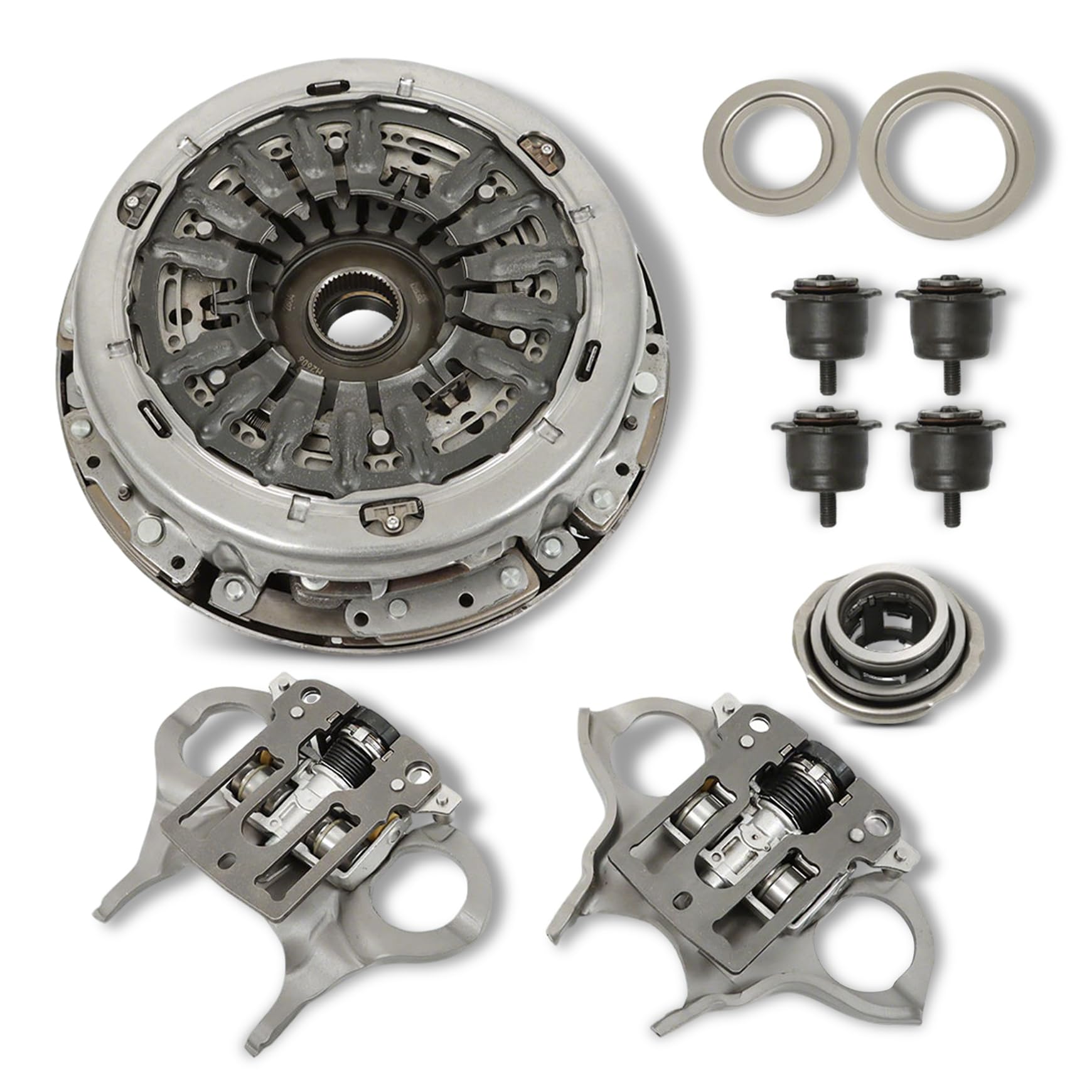 Transmission Dual Clutch Fork Kit Replacement for Focus Fiesta