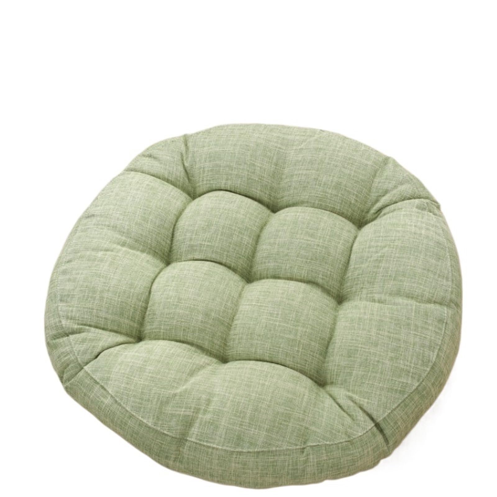 CIGPKLO Hanging Chair Cushion Red Christmas Large Floor Seat Cushion Thickened Tatami Chair Pillow Pad(Color 5,Round 55cm)