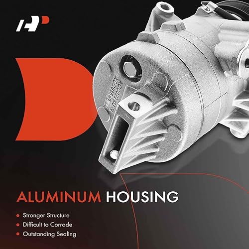 Miniatura 3 de A-Premium Compresor de aire acondicionado de CA con embrague compatible con Ford Fusion 3.5L 2010-2012, Lincoln MKZ 3.5L 2007-2012, estilo SP17, 6