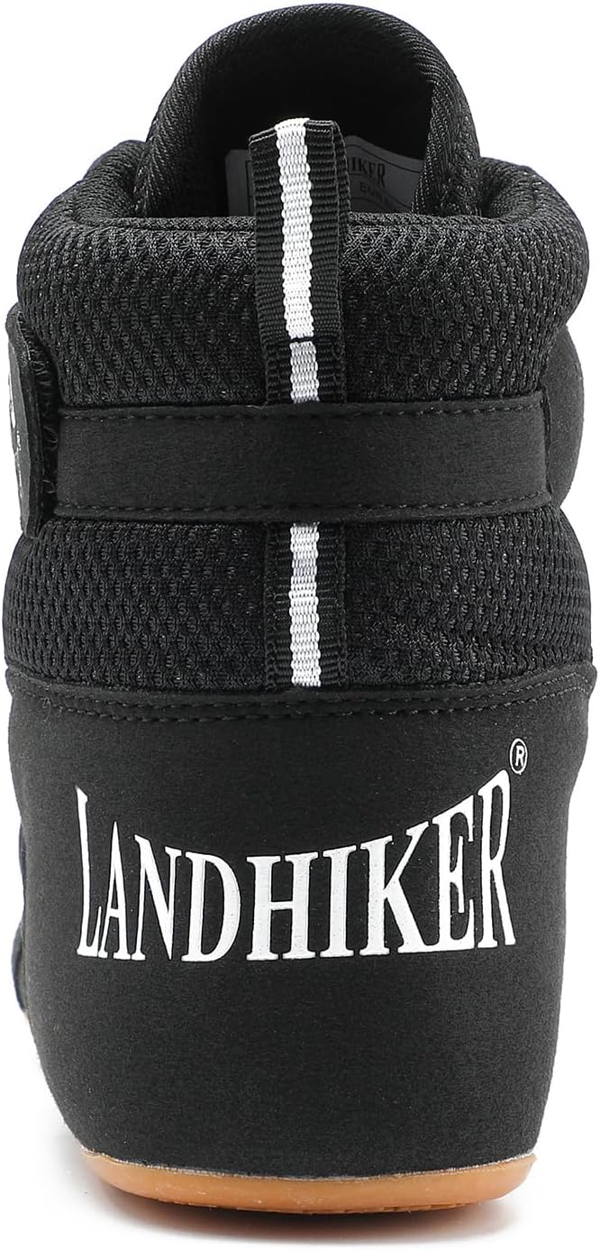 HIKLDK Wrestling Shoes Men Black Boxing Shoe for Men - Image 9