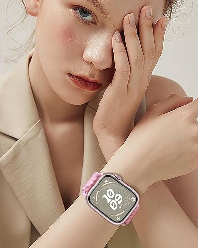 Miniatura 6 de Correa elástica trenzada compatible con Apple Watch Band de 1.57 pulgadas, 1.49 pulgadas, 1.73 pulgadas, 1.77 pulgadas, 1.61 pulgadas, 1.65