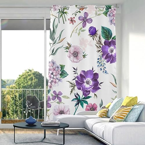 Miniatura 5 de Blackout Curtains Doorway Curtains for Window Treatments 84" Drapes for Sliding Glass Doors Curtains & Drapes cortinas para ventanas grandes Bright