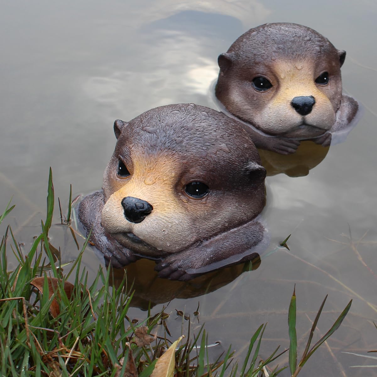 Honiweer Floating Otter Head Resin Art