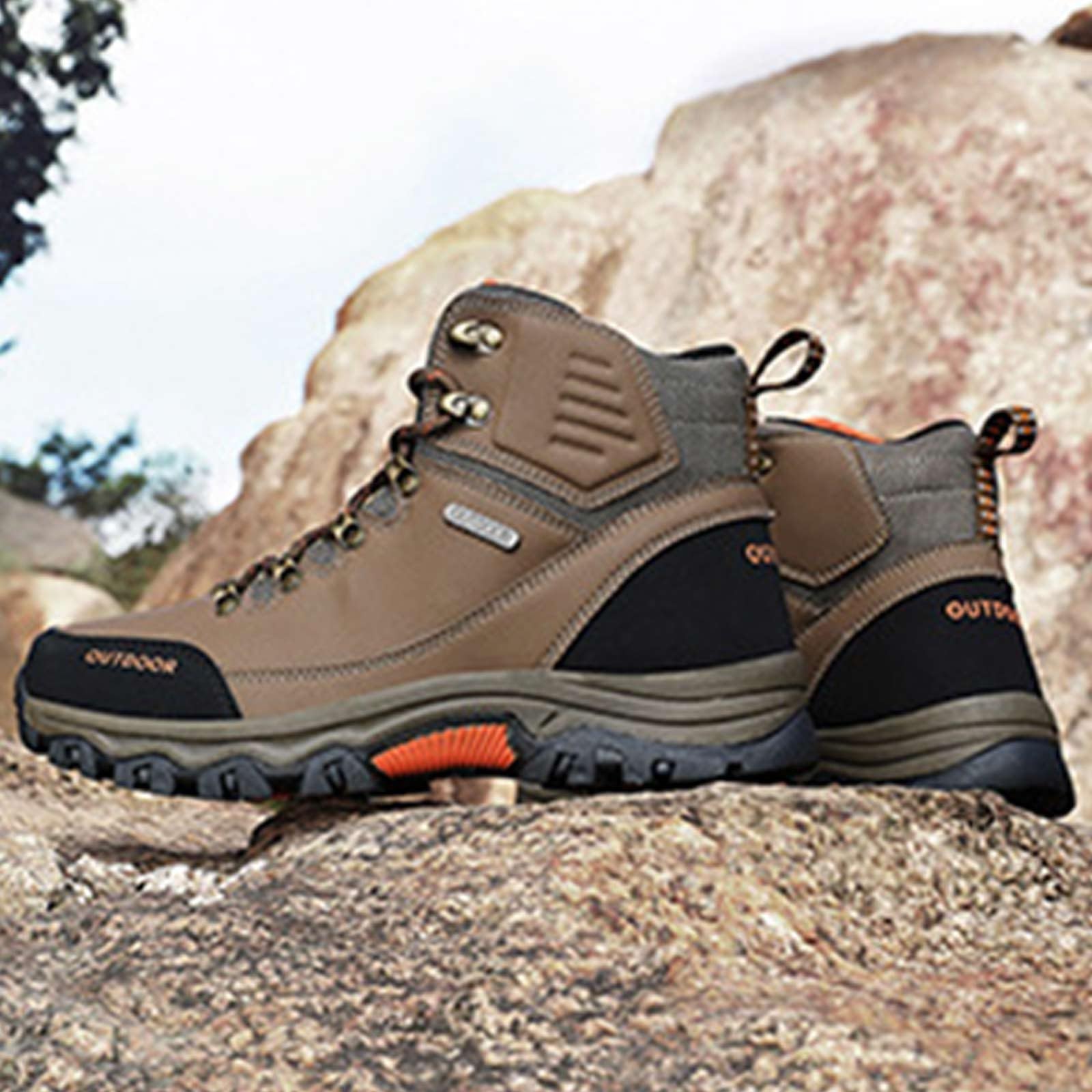 Chaussures de randonnée légères pour homme, chaussures de montagne, chaussures de course à lacets, chaussures de trekking, chaussures basses respirantes, chaussures de plein air