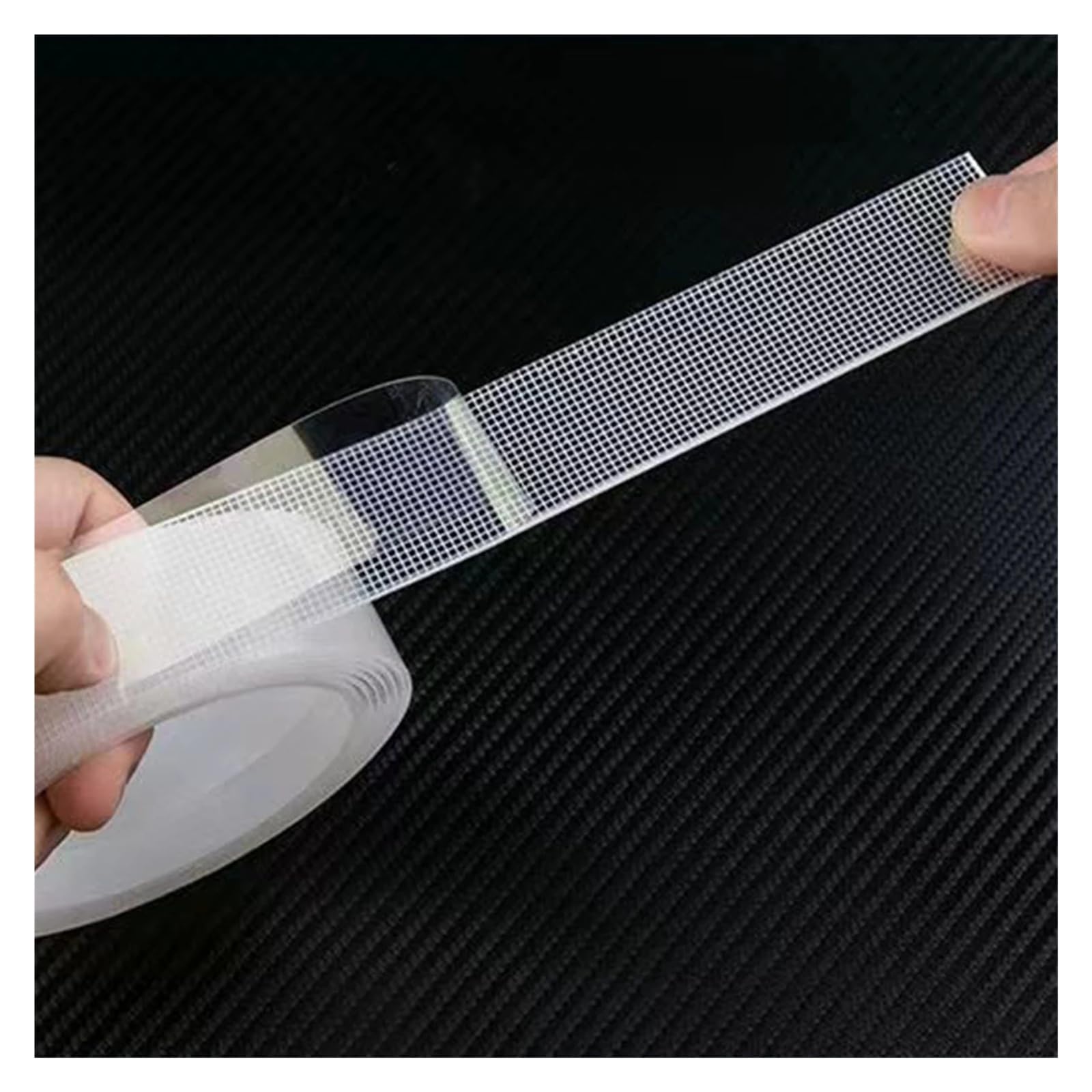 Generico Nastro biadesivo, striscia extra adesiva impermeabile rimovibile trasparente, due lati(36pcs)