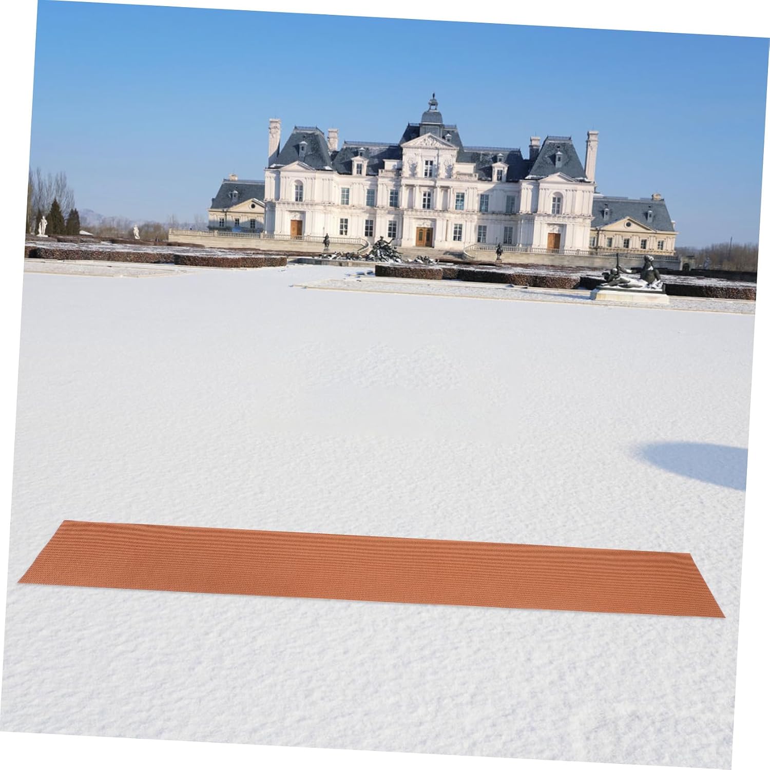 YARNOW Outdoor Carpet Mat for Snowy Steps Felt Rug Pad for Ice Stairs and Walkways Grip for Safe Outdoor Use
