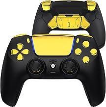 RIVAL PRO 4 Remap Buttons & Exchangeable Joysticks & Flash Shot Compatible with ps5 Paddle Controller FPS Gamepad - Mystery Gold