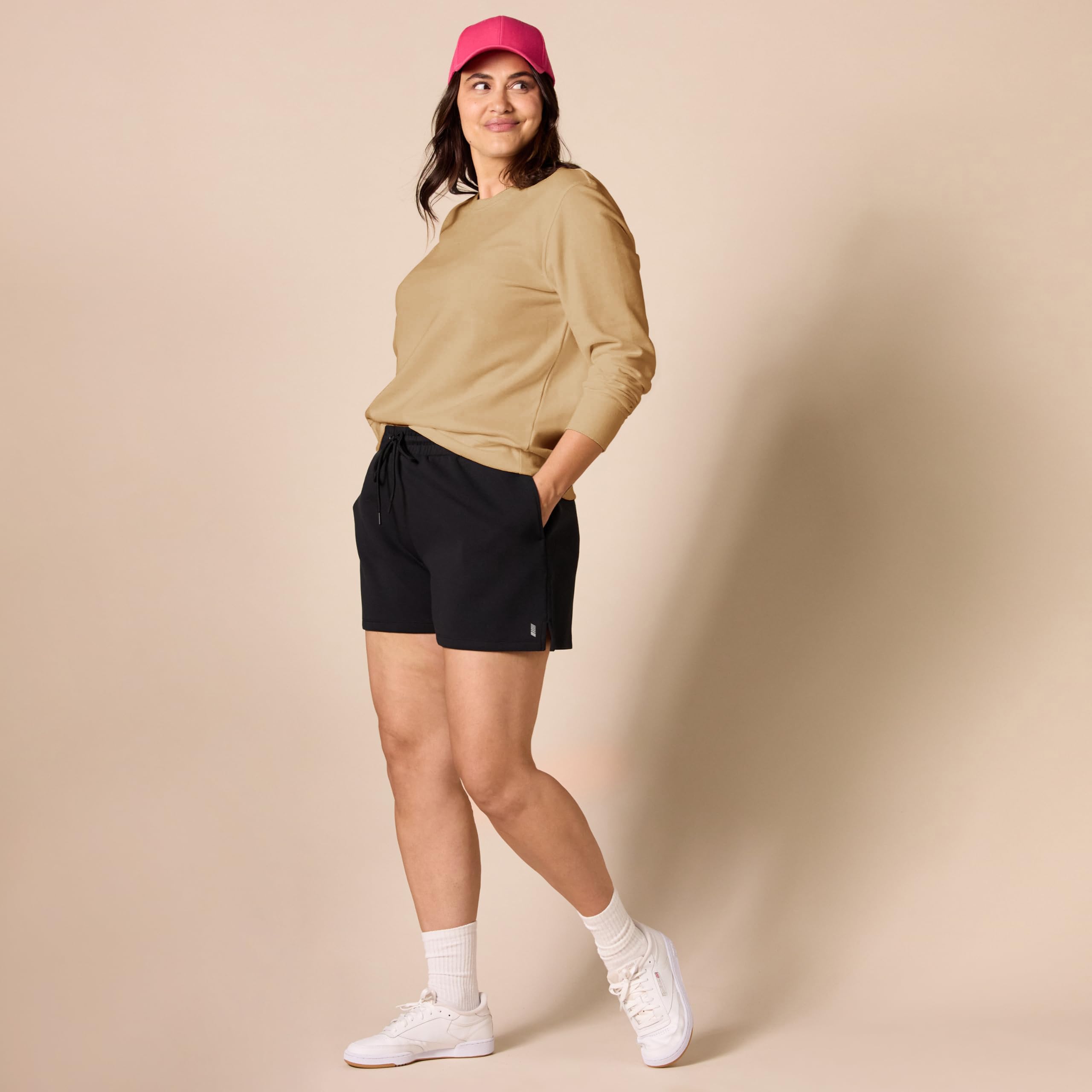 Amazon Essentials Mujer Sudadera con Cuello Redondo de Forro Polar (Disponible en Tallas Grandes) — view 134