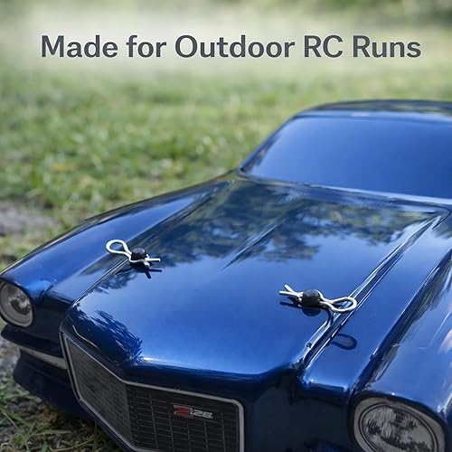 Miniatura 6 de 50 piezas de clips de cuerpo de coche RC inoxidable R Pins adecuados para todos 1/8th 1/10th 1/12th Scale Traxxas Redcat HPI Himoto HSP Exceed RC