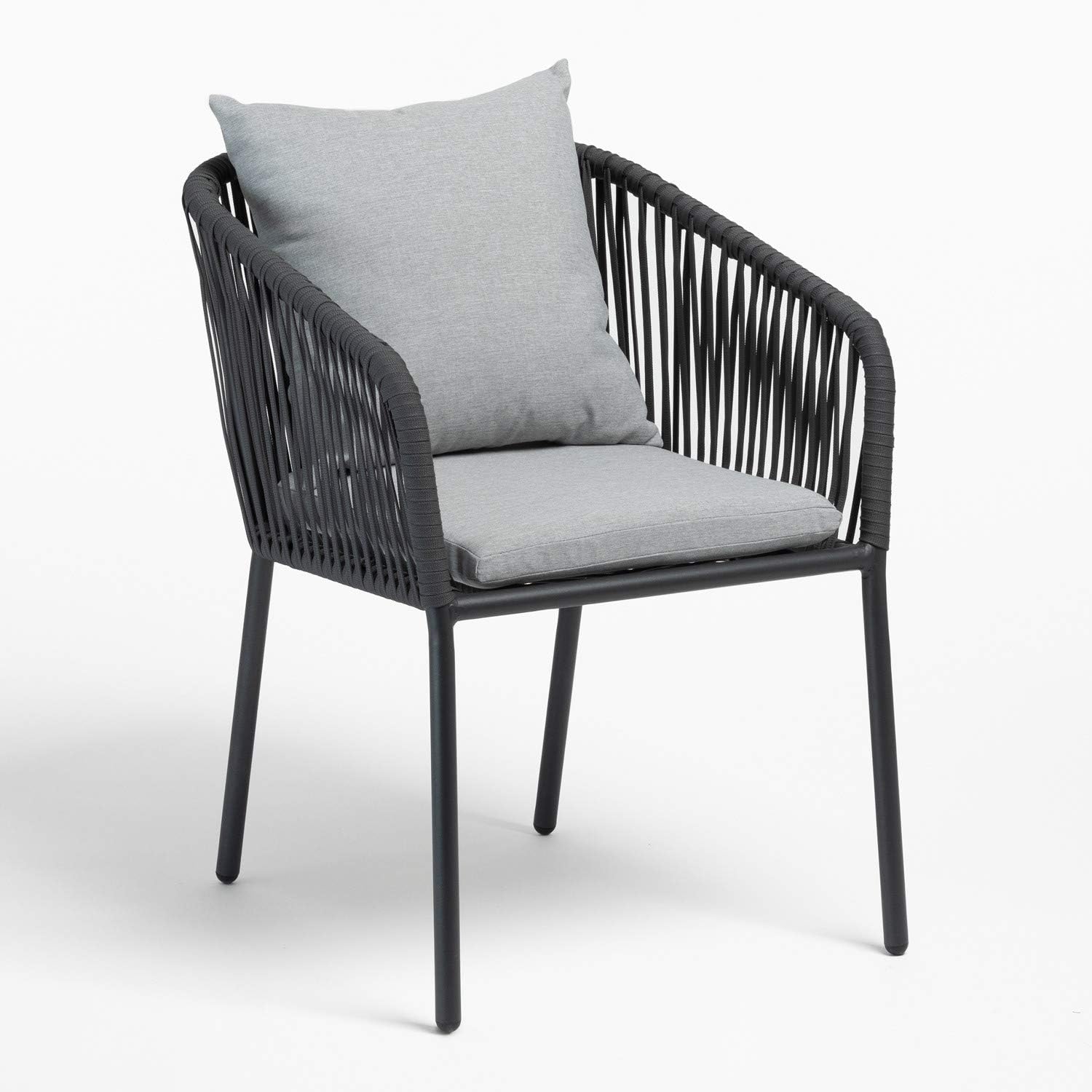 SKLUM Silla de Jardín Arhiza [Supreme] Aluminio Mate Gris Amazon.es