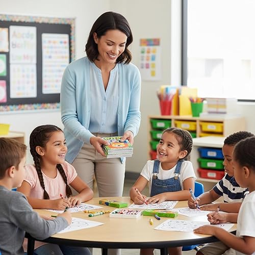 Miniatura 4 de Fun Express Mini Zoo Sarfari - Juego de libros y crayones para colorear de animales, 12 libros y 12 cajas de crayones - Recuerdos de fiesta,