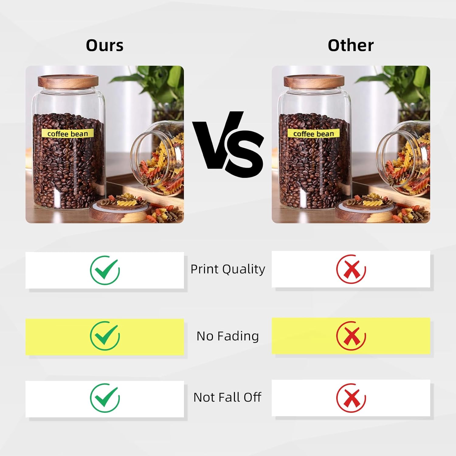 4 Packs Replacement Brother P-Touch Label Tape, Tze Tape 12mm 0.47 Laminated Yellow Tze-631 Tz 631 Tapes Compatible with Brother Label Maker PT-D210 D220 D400 D410 D450 H110 1280 Refills - Image 9