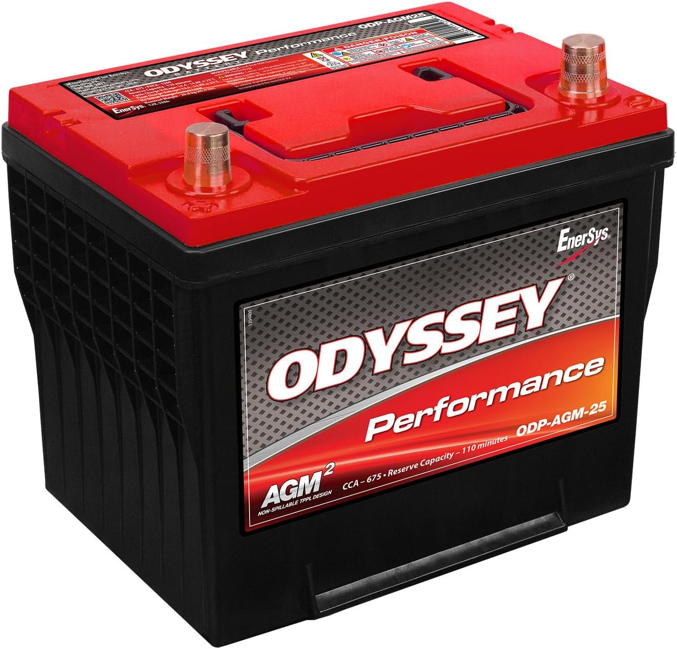 Odyssey Battery ODP-AGM25 Performance Series AGM Battery, Passenger Car