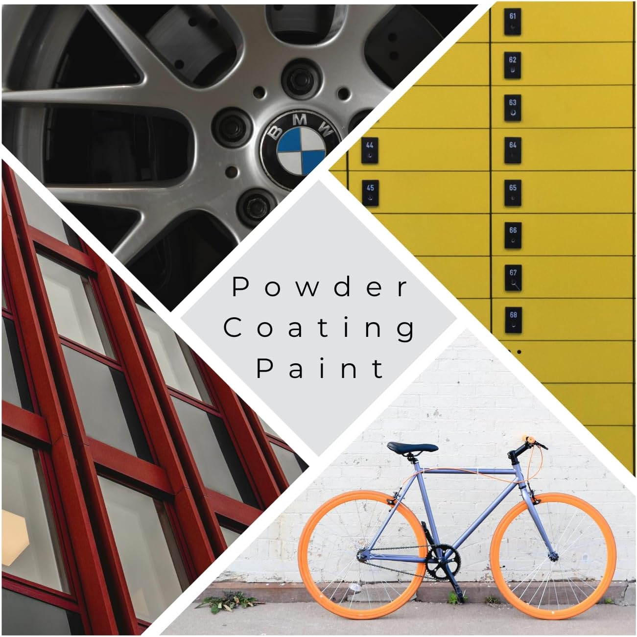 Powder Coating | Super Chrome Silver | 1lb Paint | Powder Coating for Metal | SP-22125AB