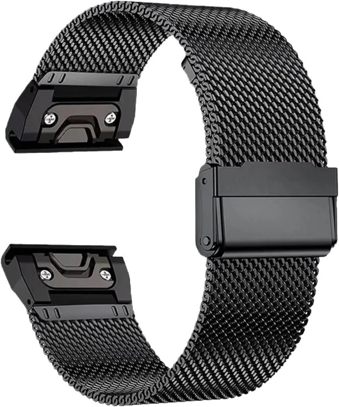 1.0 Mesh Stainless Steel Band for Garmin Smart Watch Replacement Strap 20mm 22mm 26mm Metal Wristband Bracelet Belt Accessories Watchbands