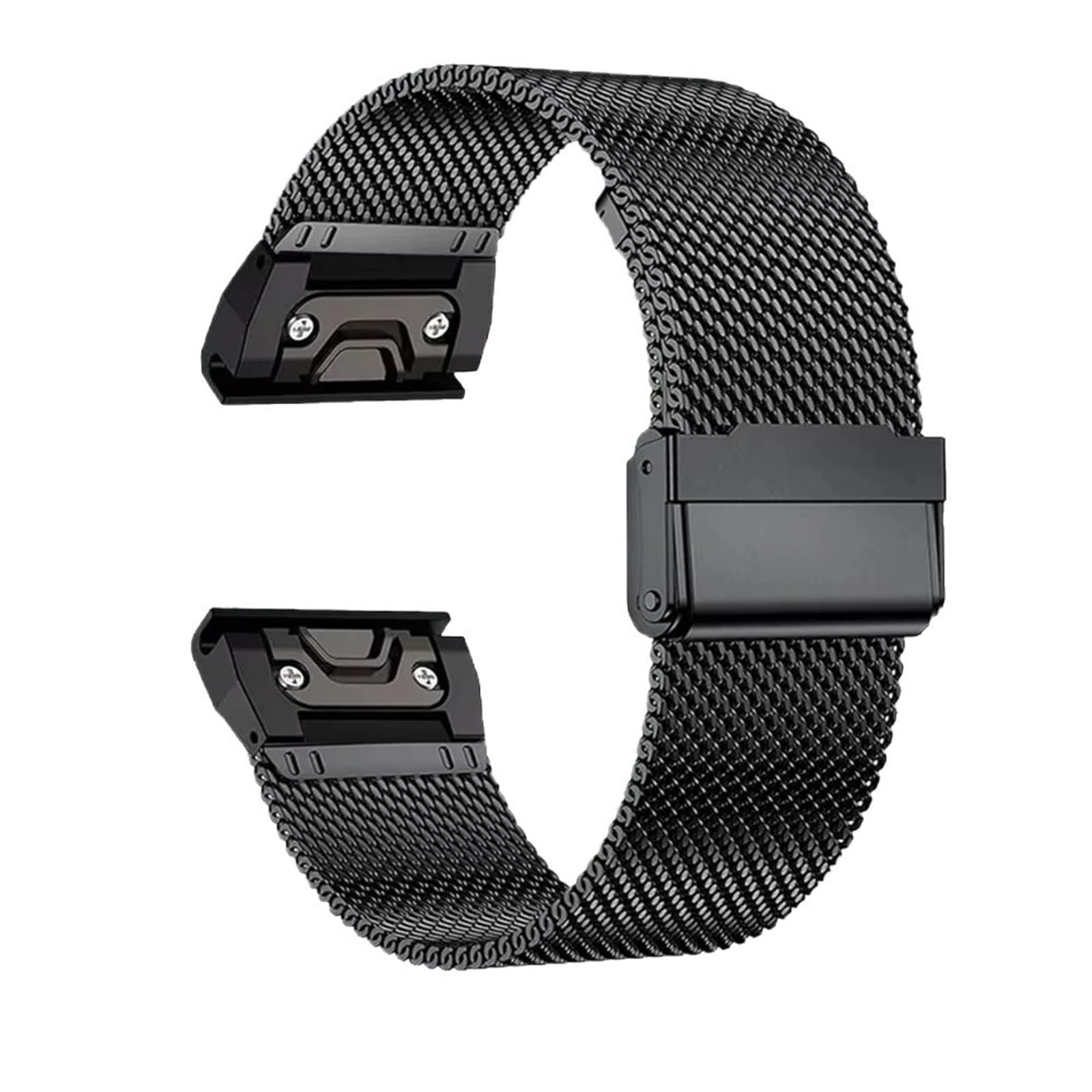 Correa de malla de acero inoxidable 1.0 para Garmin Smart Watch, correa de repuesto de 20 mm, 22 mm, 26 mm, correa de metal, accesorios de correa