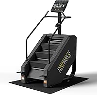 Fitvids Commercial Grade Stair Stepper Climber: 15 Resistance Levels, LED Tracking, 375lb Capacity - Quiet Home Gym Cardio Machine